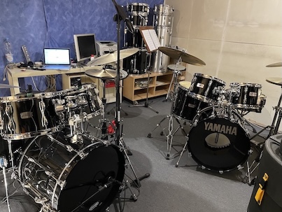 Groove Studio drum lesson room in Geneva