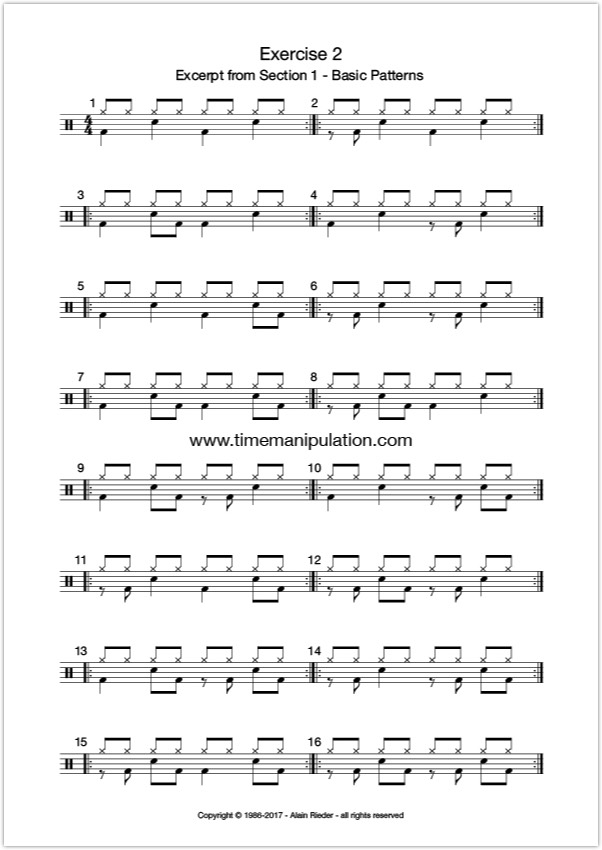 Time Manipulation Drum Book - Exercice 2