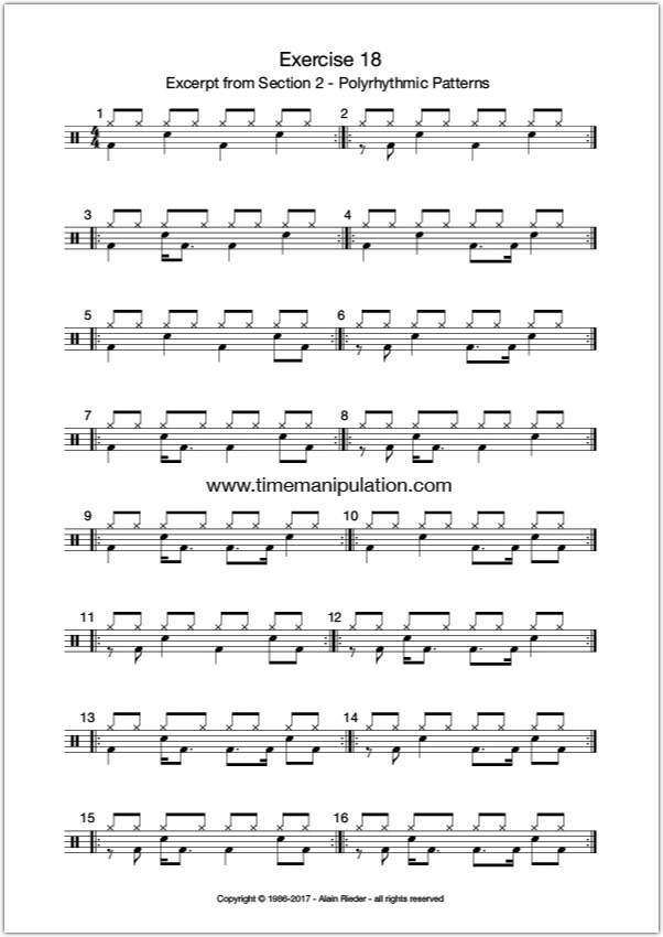 Time Manipulation Drum Book - Exercice 18
