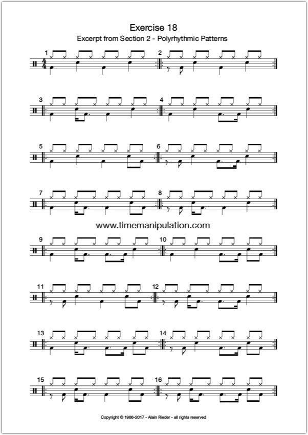 Time Manipulation - Section 2 - Polyrhythmic Patterns