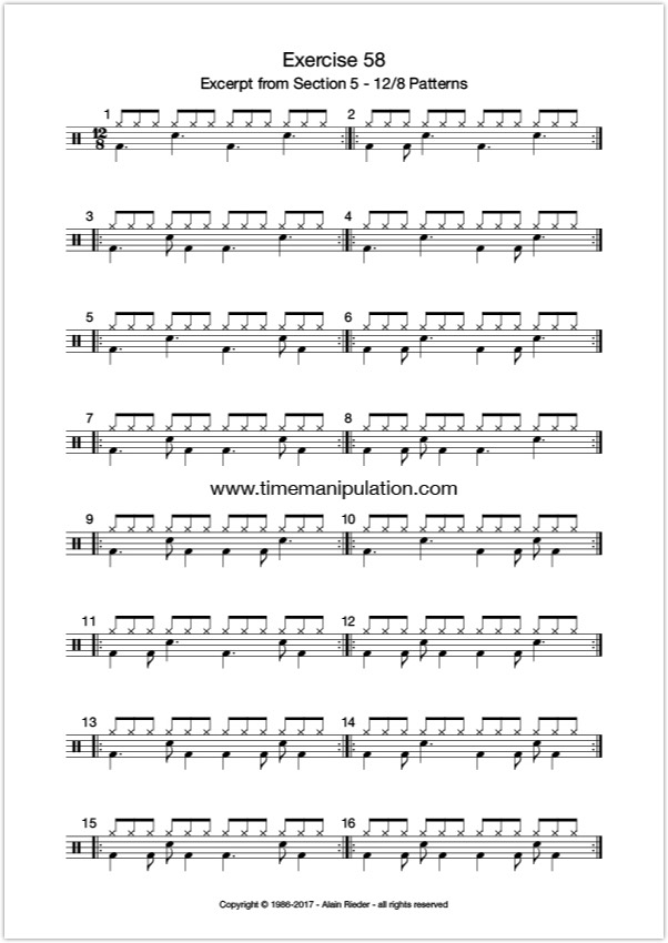 Time Manipulation Drum Book - Exercice 58